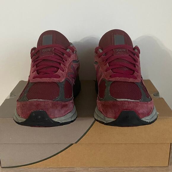 New Balance 990V4 Burgundy Men Sneakers M990BU4- SZ 8.5 main image 7